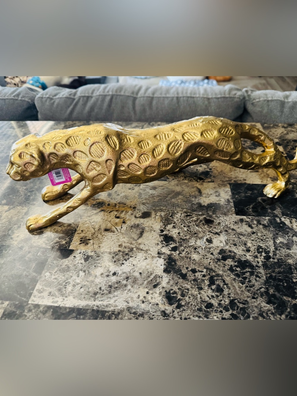 Ashland Metallic Gold Leopard Accent Figurine center piece